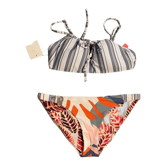 Maaji Skyline Samatha Reversible Bikini Top/Bimini Victory Signature Cut Bottoms - Picture 1 of 10